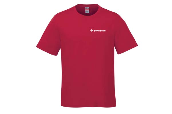  POP25-RFCANRED-XL / Red T-Shirt w/ Rockford Fosgate Corp. Print - XL